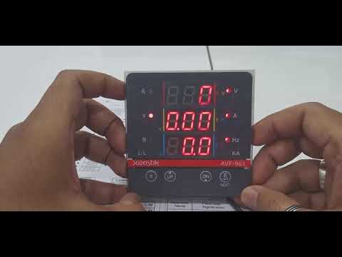 SWASTIK AUTOMATION AVF 961 CONECTION & PARAMETER SETTING