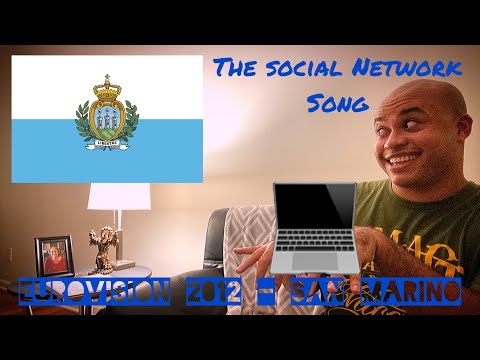 EUROVISION 2012 SAN MARINO REACTION - 36th place “The Social Network Song” Valentina Monetta