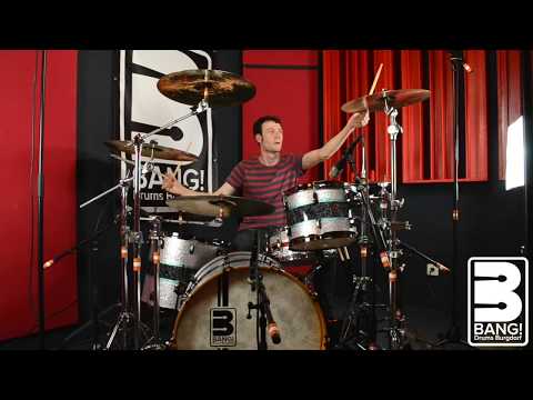 Mike Fahrni playing the latest Bang! Drum Set