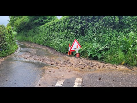Tipton St John flash floods 9th May 2023: the aftermath