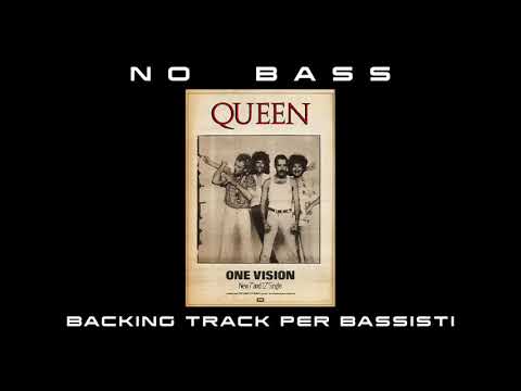 One Vision Queen NO BASS backing track per bassisti Suona tu il Basso (Bassless)