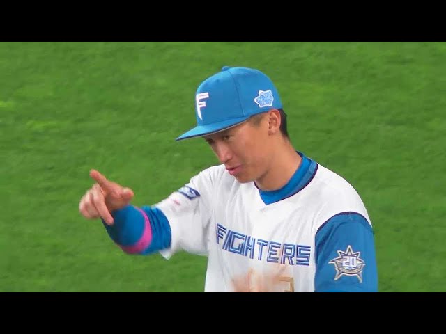 【2回表】無駄なく素早い連携!! ファイターズ・加藤豪将と上川畑大悟のダブルプレー!!  2023年6月1日 北海道日本ハムファイターズ 対 東京ヤクルトスワローズ