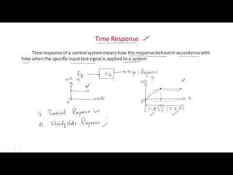 Time Response | Transient Steady State | Control Systems | Lec 13