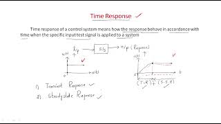 Time Response | Transient & Steady State | CS | Control Systems | Lec - 13
