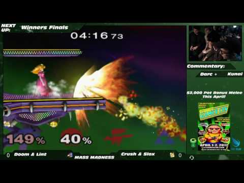 Crush/Slox (Blue) vs. DOOM/lint (Red) - MM15 SSBM Doubles WF