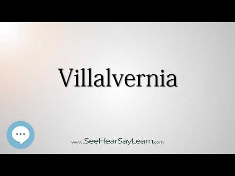 Villalvernia (How to Pronounce Cities of the World)💬⭐🌍✅