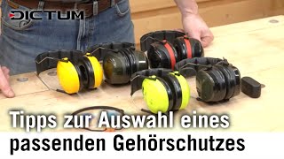 Ohrstöpsel oder Kapselgehörschutz - Tipps zur Auswahl eines Gehörschutzes #dictum #arbeitsschutz