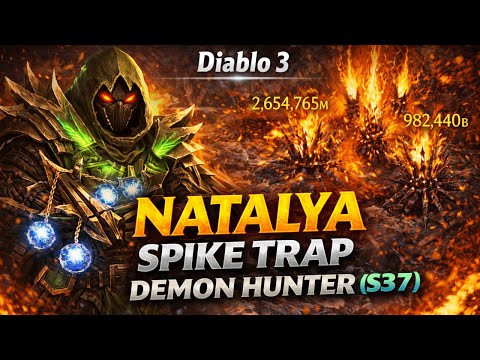 Diablo 3 Season 37 Natalya Demon Hunter Build Guide (GR Push & Speed)