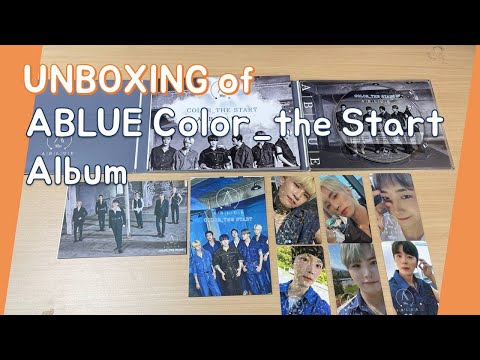 UNBOXING of ABLUE's Color the Start album