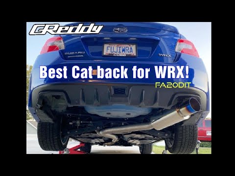Best exhaust for WRX FA20 DIT!?! Greddy RS race cat back!