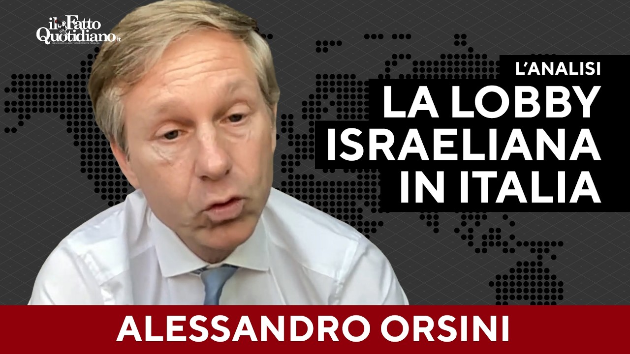 Orsini: “La lobby israeliana in Italia usa il vittimismo. Ecco le tre fasi della loro strategia”