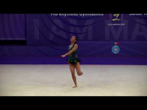 BADALYAN Anna (ARM) - 2023 Rhythmic Junior Worlds Qualifications BA Individual