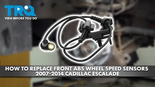 How to Replace Front ABS Wheel Speed Sensors 2007-2014 Cadillac Escalade