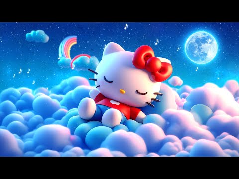 FALL INTO SLEEP INSTANTLY with Hello Kitty 🐱 Stop Overthinking, Release Of Melatonin, Deep Sleep