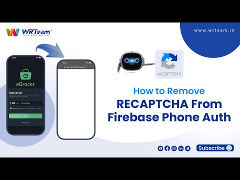 How To Remove RECAPTCHA From Firebase Phone Auth | How to Stop robot check while Firebase Phone Auth
