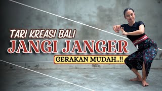Download lagu Tari Kreasi JANGER Bali | Tari Kreasi Bali gerakan mudah mp3