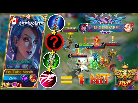 Extra Damage In This Bulid Just For Natalia 1 Hit Bulid And Emblem 2023 | Must Try | MLBB