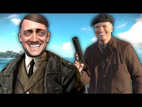 Sniper Elite 4 but I'm a Hitman Who Can't Stop Trolling the Bad German Man