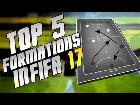 FIFA 17 BEST FORMATIONS | TOP 5 FORMATIONS| HOW TO WIN GAMES IN FIFA 17