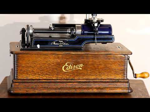 "Jesse James", Country Tune by Vernon Dalhart on Edison Blue Amberol Cylinder #5057