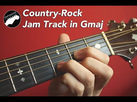 Melodic Country-Rock Guitar Backing Track in G Major