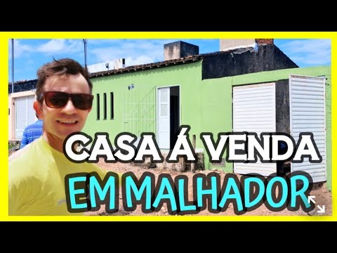 CASA A VENDA EM MALHADOR SERGIPE ÓTIMA LOCALIZAÇÃO  COM UM LOTE DE TERRA AO LADO