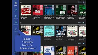 How to create playlists - Quartet Jazz Standards App