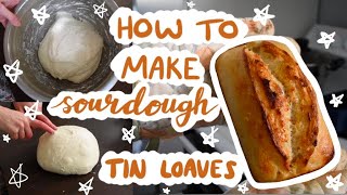 Beginner Friendly Sourdough Tin Loaves | How To Bake | Bake With Me | Vlog 15