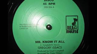 Gregory Isaacs - Mr Know It All