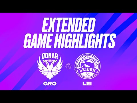 Donar Groningen vs. Zz Leiden Extended Game Highlights