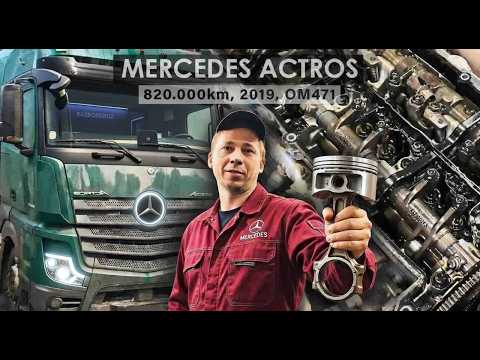 Mercedes. Enormous Engine Oil Consumption. OM471 Engine Repair. Part 1