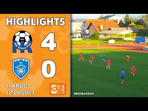 Vrhunci: DRAVA PTUJ 4 - 0 ŠAMPION | 3. SNL-Vzhod