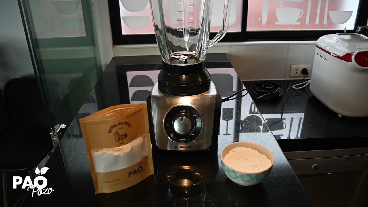 Como preparar nuestra Leche de coco en polvo