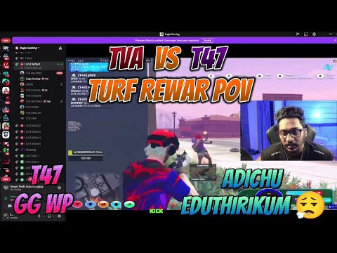 TVA VS T47 TURF WAR 🫡 POV KANICHAPPOL T47 WP 😊 ADICHU EDUTHIRIKKUM 😮‍💨 #eaglegaming #gtarp
