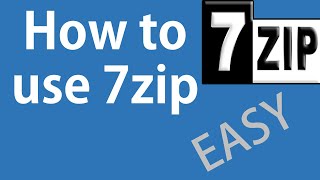 How to use 7zip