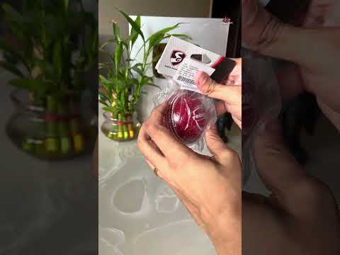 UNBOXING THE BEST SYNTHETIC BALL IN INDIA!😍 #shorts #cricket #unboxing #sg #youtubeshorts #ytshorts