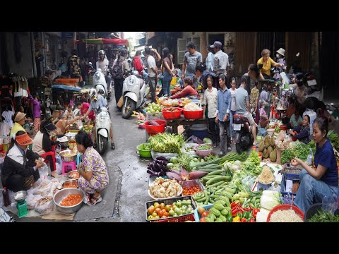 The Best Cambodian Market Hidden Gems In Town – Walk Around Street Market @Orussey Phnom Penh City