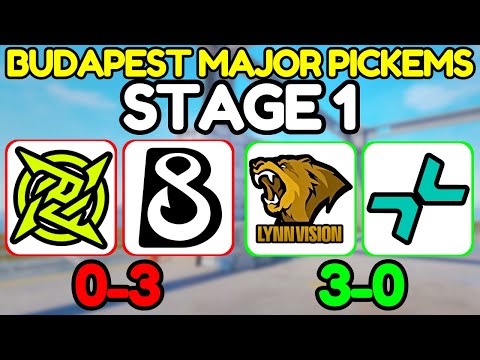 DIAMOND Budapest Major STAGE 1 PICKEMS (CS2 StarLadder Major Predictions)
