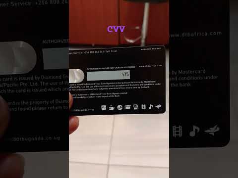 How to find CVV on your bank card always check behind the 3 digits.
