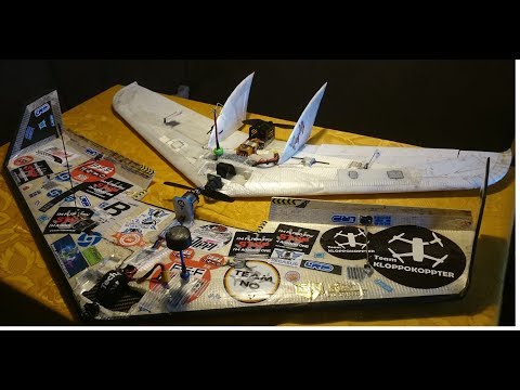 FPV 258 - StickerWing maiden fail but my FuryWingMod is flying awesome