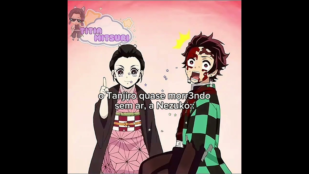 | °• o Tanjiro quase sem ar ;---; •° | ib:tds q fizeram [ 14:47 ] #fypシ #tanjiro #nezuko #kny