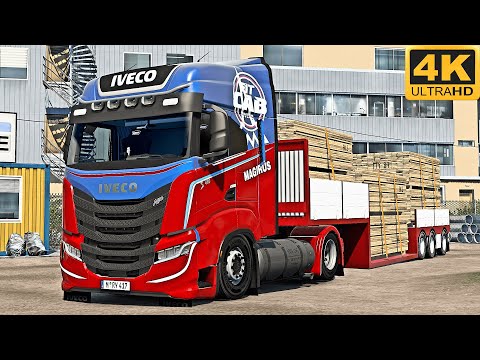 4K | ETS2 1.45 | Promods | Iveco S-WAY | Paris 🇫🇷 󠁧󠁢󠁳󠁣 - Valenciennes 🇫🇷