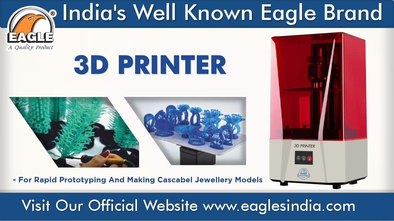Eagle 3D Printer for Gold & Silver Jewellery |