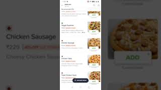 Swiggy today deal- 40% off on Pizza Hut - how to order pizza for 200