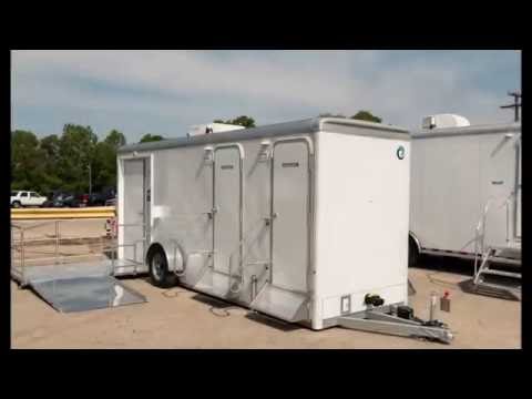 ADA Restroom Trailer | ADA+4 Beach Interior Comfort Elite Series