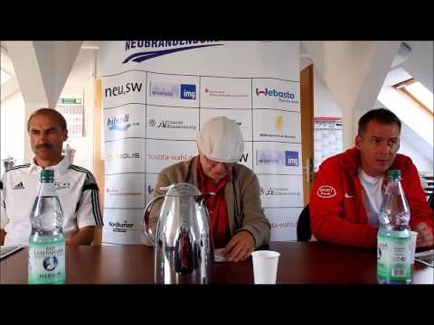 Presskonferenz 1. FC Neubrandenburg gegen Lichtenberg 47