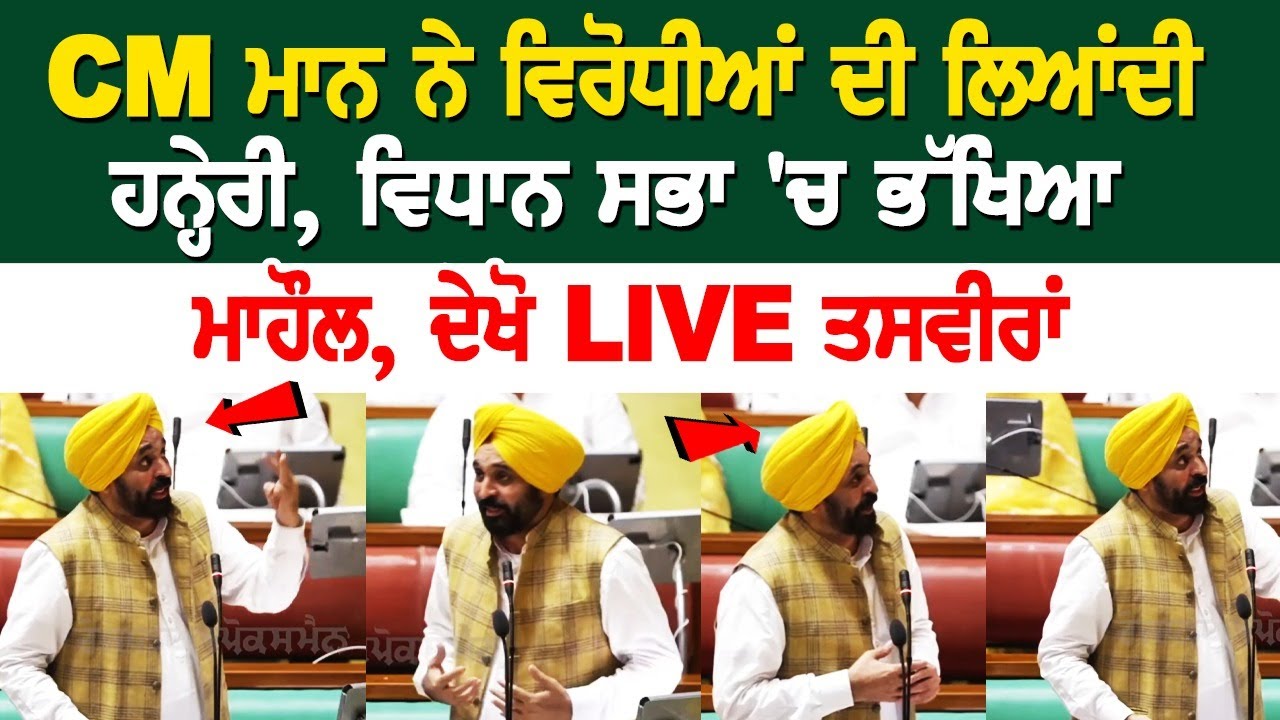 Punjab CM Bhagwant Mann Speech During Day 2 of Vidhan Sabha's Monsoon Session Punjab CM Bhagwant Mann Speech During Day 2 of Vidhan Sabha's Monsoon Session