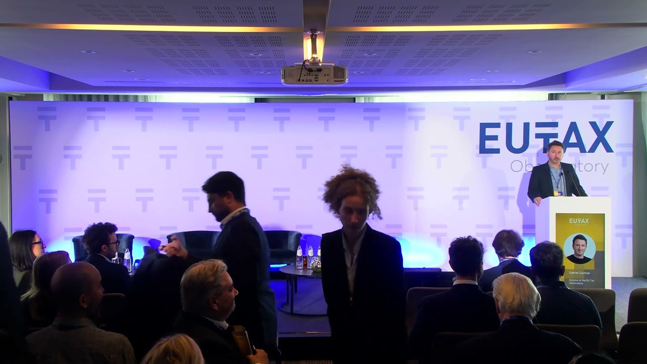 Welcome address by Gabriel Zucman, Director of the EU Tax Observatory