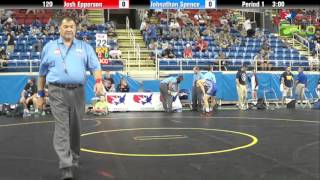 Junior 120 - Josh Epperson (Alabama) vs. Johnathan Spence (West Virginia)