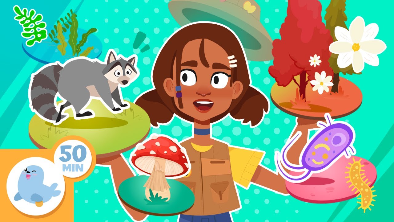 🦠 LIVING BEINGS for children 🐸🌻 50-minute compilation